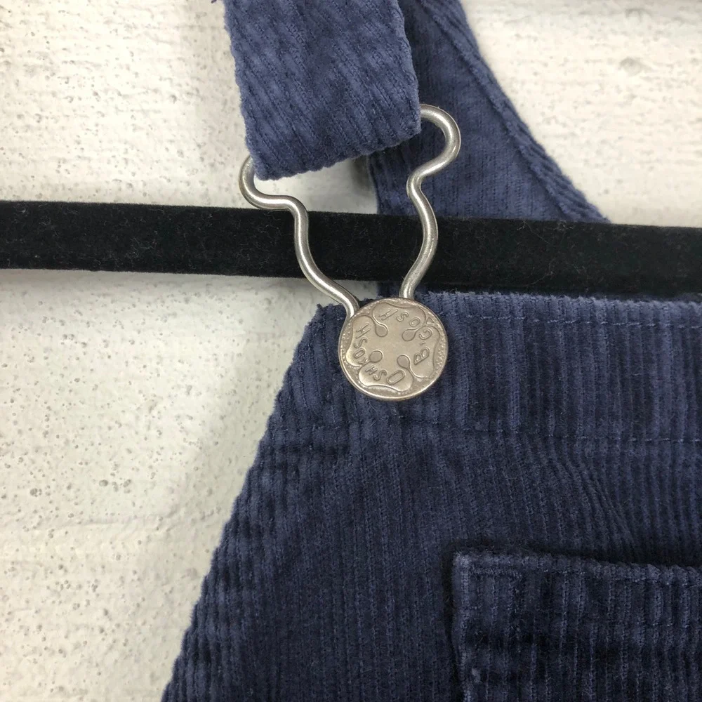 Vintage Y2K OshKosh Kids Corduroy Overalls‎ Size 18 Months Blue